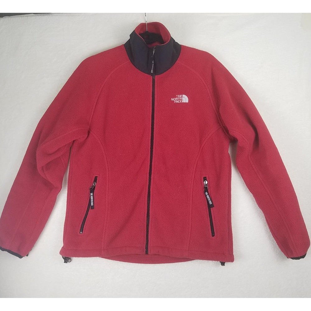 The North Face Red Fleece Full Zip Jacket Men's